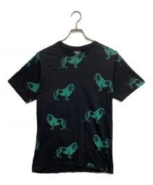 stussy（ステューシー）の古着「ライオンプリントTシャツ」｜ブラック
