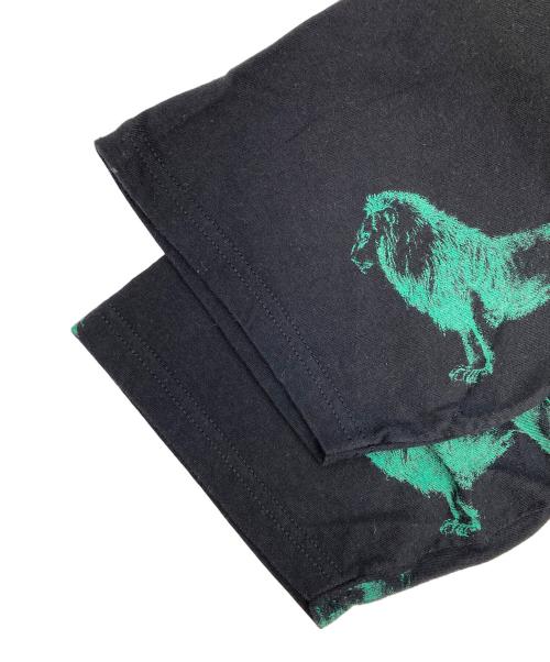stussy（ステューシー）stussy (ステューシー) ライオンプリントTシャツ ブラック サイズ:Sの古着・服飾アイテム