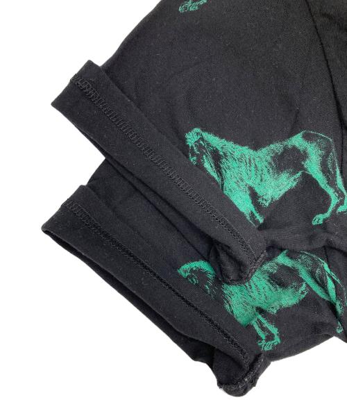 stussy（ステューシー）stussy (ステューシー) ライオンプリントTシャツ ブラック サイズ:Sの古着・服飾アイテム