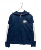 stussyステューシー）の古着「サークルロゴジップパーカー」｜ネイビー
