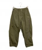 THE NORTHFACE PURPLELABELザ・ノースフェイス パープルレーベル）の古着「Ripstop Shirred Waist Pants」｜グリーン