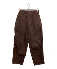 THE NORTHFACE PURPLELABEL（ザ・ノースフェイス パープルレーベル）の古着「Ripstop Shirred Waist Pant」｜ブラウン