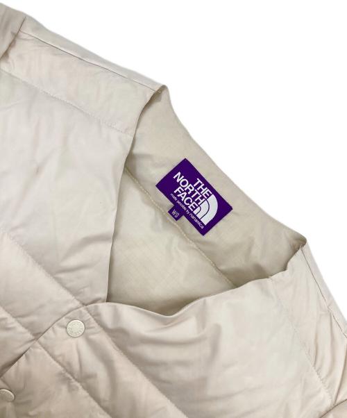 THE NORTHFACE PURPLELABEL（ザ・ノースフェイス パープルレーベル）THE NORTHFACE PURPLELABEL (ザ・ノースフェイス パープルレーベル) Down Cardigan ホワイト サイズ:Sの古着・服飾アイテム