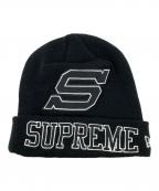SUPREME×New Eraシュプリーム×ニューエラ）の古着「BIG S Beanie」｜ブラック