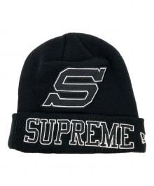 SUPREME×New Era（シュプリーム×ニューエラ）の古着「BIG S Beanie」｜ブラック