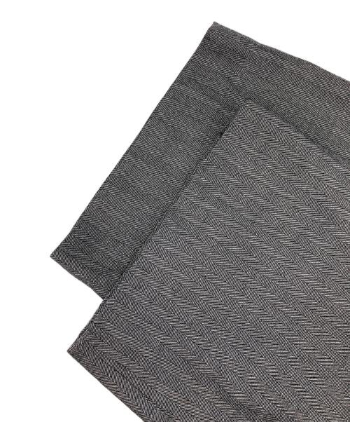 MARKA（マーカ）MARKA (マーカ) TWO TUCK BAGGY TROUSERS -TUMBLED WOOL SERGE- グレー サイズ:3の古着・服飾アイテム