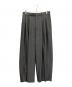 MARKA（マーカ）の古着「TWO TUCK BAGGY TROUSERS -TUMBLED WOOL SERGE-」｜グレー