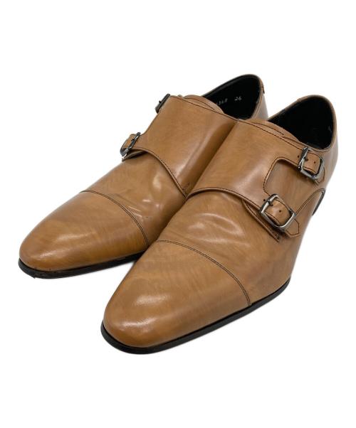 REGAL（リーガル）REGAL (リーガル) ダブルモンクストラップシューズ ブラウン サイズ:26の古着・服飾アイテム