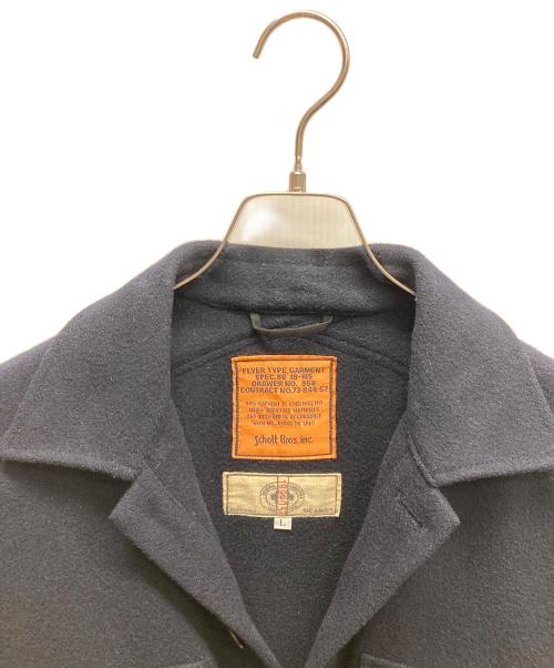Schott（ショット）Schott (ショット) BEAMS PLUS (ビームスプラス) CPOジャケット ブラック サイズ:Lの古着・服飾アイテム