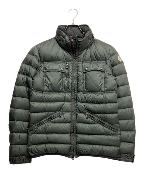 MONCLER（モンクレール）MONCLER (モンクレール) NORBERT GIUBBOTTO ダウンジャケット グリーン サイズ:1の古着・服飾アイテム