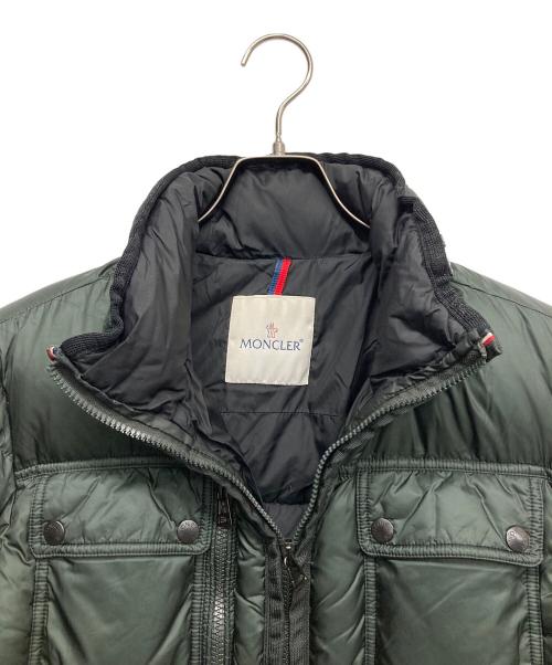 MONCLER（モンクレール）MONCLER (モンクレール) NORBERT GIUBBOTTO ダウンジャケット グリーン サイズ:1の古着・服飾アイテム