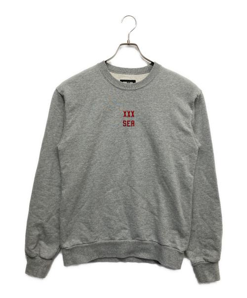 WIND AND SEA（ウィンダンシー）WIND AND SEA (ウィンダンシー) GOD SELECTION XXX (ゴッド セレクション トリプルエックス) クルーネックスウェット グレー サイズ:Mの古着・服飾アイテム