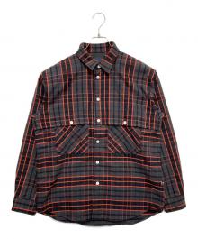 WOOLRICH（ウールリッチ）の古着「シェパード シャツ」｜ブラック