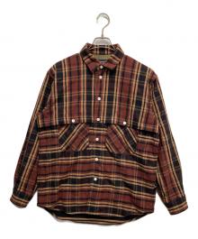 WOOLRICH（ウールリッチ）の古着「シェパードシャツ」｜ブラウン
