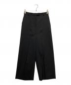Plageプラージュ）の古着「WIDE SLAXパンツ」｜ブラック
