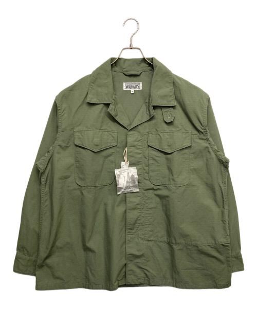 Engineered Garments（エンジニアド ガーメンツ）Engineered Garments (エンジニアド ガーメンツ) MC Shirt Jacket グリーン サイズ:Mの古着・服飾アイテム