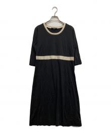 WEEKEND Max Mara（ウィークエンド マックスマーラ）の古着「ロングスリーブワンピース」｜ネイビー