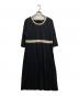Weekend Max Mara（ウィークエンド マックスマーラ）の古着「ロングスリーブワンピース」｜ネイビー