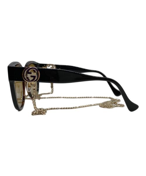 GUCCI（グッチ）GUCCI (グッチ) ラウンドフレーム サングラス ブラウン サイズ:56□18-145の古着・服飾アイテム