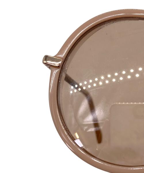 JIMMY CHOO（ジミーチュウ）JIMMY CHOO (ジミーチュウ) ラウンド型サングラス ピンクの古着・服飾アイテム