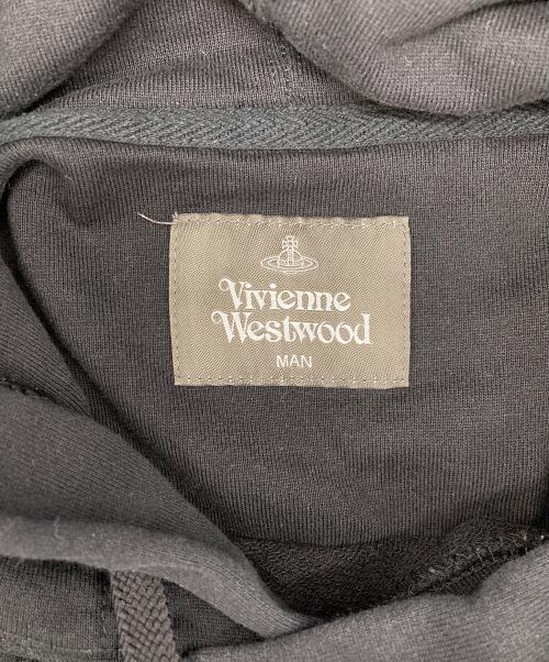 Vivienne Westwood man（ヴィヴィアン ウェストウッド マン）Vivienne Westwood man (ヴィヴィアン ウェストウッド マン) オーブノースリーブパーカー ブラック サイズ:FREEの古着・服飾アイテム