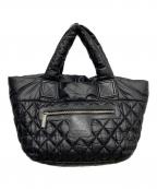 CHANELシャネル）の古着「コココクーントートバッグPM」｜ブラック