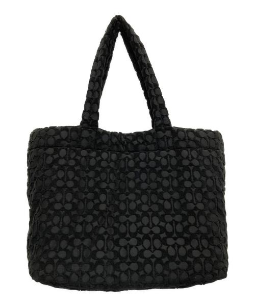 COACH（コーチ）COACH (コーチ) トート・シグネチャー テリー ブラックの古着・服飾アイテム