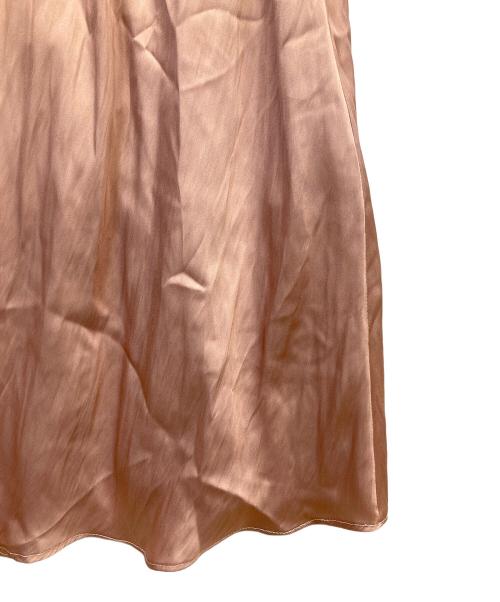 FRAY ID（フレイ アイディー）FRAY ID (フレイ アイディー) レザーベルトツイストワンピース ピンクの古着・服飾アイテム