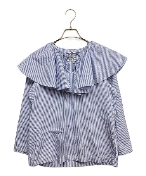 IENA（イエナ）IENA (イエナ) ストライプシャツブラウス ブルー サイズ:無しの古着・服飾アイテム