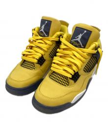 NIKE（ナイキ）の古着「AIR JORDAN 4 RETRO"Tour Yellow"ハイカットスニーカー」｜イエロー
