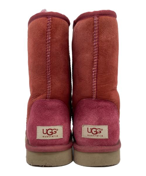 UGG（アグ）UGG (アグ) ムートンブーツ レッド サイズ:25の古着・服飾アイテム