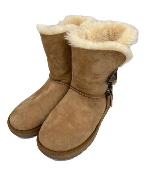 UGG（アグ）UGG (アグ) リロウムートンブーツ ベージュ サイズ:25の古着・服飾アイテム
