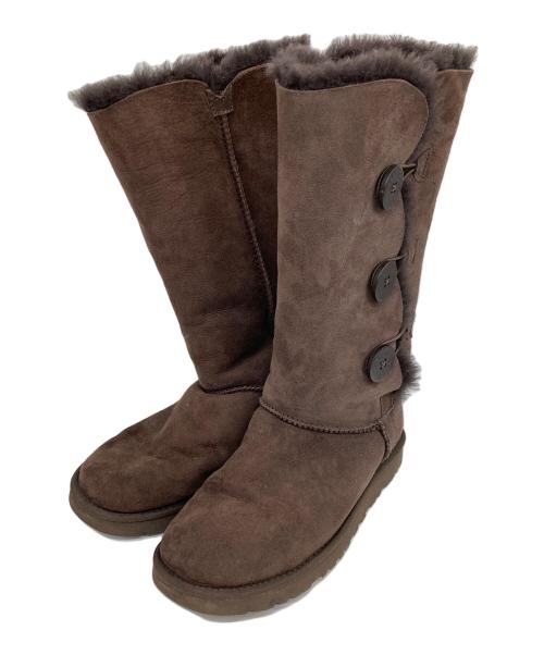 UGG（アグ）UGG (アグ) ロングムートンブーツ ブラウン サイズ:25の古着・服飾アイテム