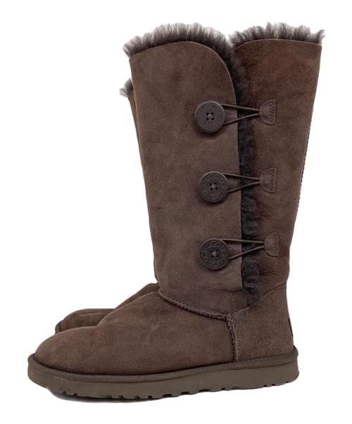 UGG（アグ）UGG (アグ) ロングムートンブーツ ブラウン サイズ:25の古着・服飾アイテム