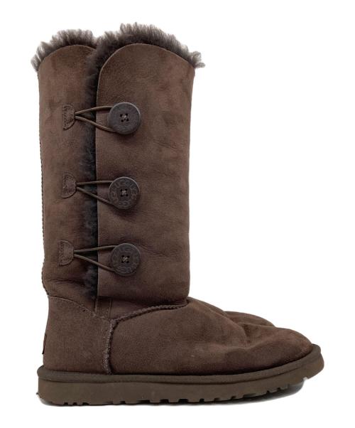 UGG（アグ）UGG (アグ) ロングムートンブーツ ブラウン サイズ:25の古着・服飾アイテム