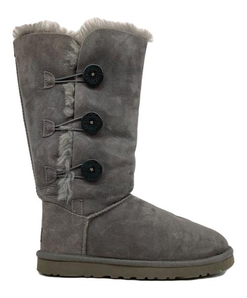 UGG（アグ）UGG (アグ) ロングムートンブーツ グレー サイズ:25の古着・服飾アイテム