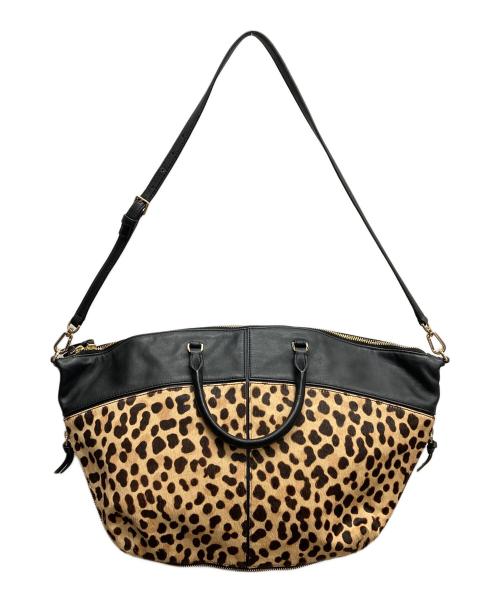 TORY BURCH（トリーバーチ）TORY BURCH (トリーバーチ) レオパード2WAYバッグ ブラウンの古着・服飾アイテム