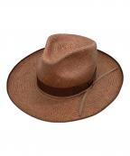 the fat hatterザ ファットハッター）の古着「ROADRUNNERパナマハット」｜ブラウン