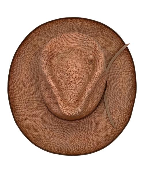 the fat hatter（ザ ファットハッター）THE FAT HATTER (ザ ファットハッター) ROADRUNNERパナマハット ブラウン サイズ:7 1/4の古着・服飾アイテム