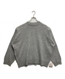ASOS DESIGN（エイソスデザイン）の古着「スーパーオーバーサイズ ボックスフィット ニット」｜グレー