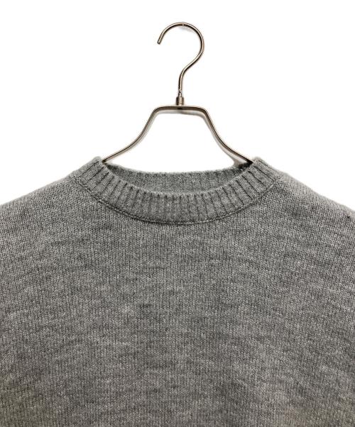 ASOS DESIGN（エイソスデザイン）asos design (エイソスデザイン) スーパーオーバーサイズ ボックスフィット ニット グレー サイズ:Mの古着・服飾アイテム