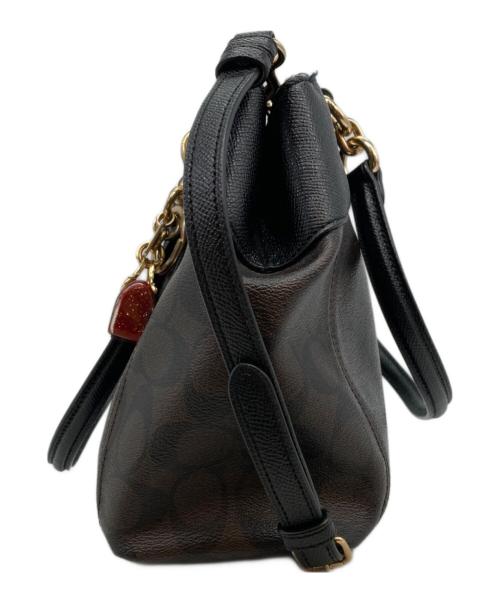 COACH（コーチ）COACH (コーチ) シグネチャー2WAYショルダーバッグ ブラウンの古着・服飾アイテム