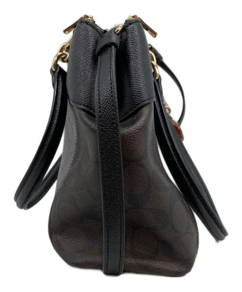 COACH（コーチ）COACH (コーチ) シグネチャー2WAYショルダーバッグ ブラウンの古着・服飾アイテム