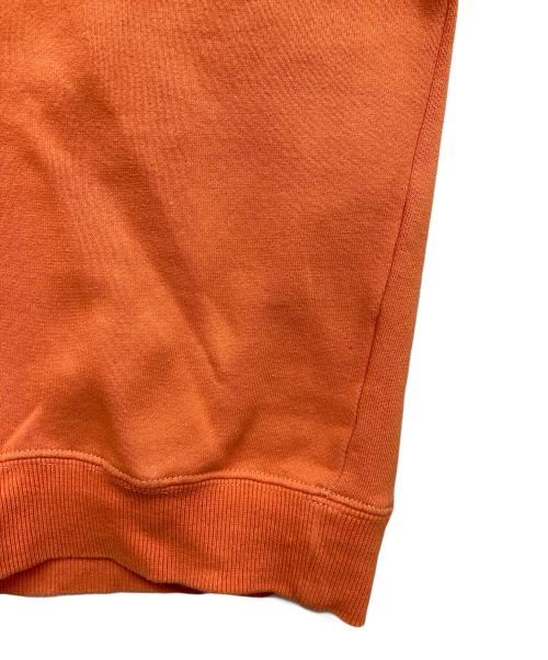 stussy（ステューシー）stussy (ステューシー) ストックロゴクルーネックスウェット オレンジ サイズ:Mの古着・服飾アイテム