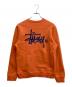 stussy (ステューシー) ストックロゴクルーネックスウェット オレンジ サイズ:M：8000円
