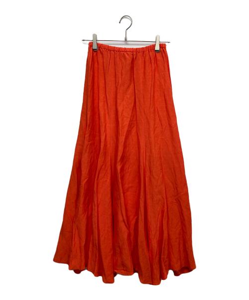 Plage（プラージュ）Plage (プラージュ) glace flareスカート オレンジ サイズ:36の古着・服飾アイテム