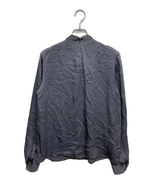 BALLSEY（ボールジィ）BALLSEY (ボールジィ) シルク長袖ブラウス グレー サイズ:38の古着・服飾アイテム