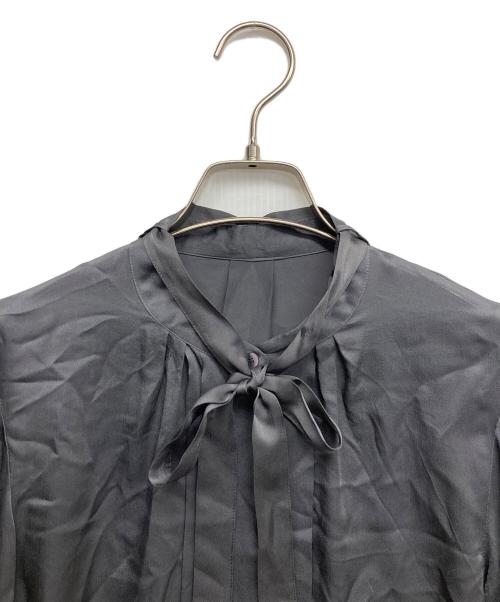 BALLSEY（ボールジィ）BALLSEY (ボールジィ) シルク長袖ブラウス グレー サイズ:38の古着・服飾アイテム