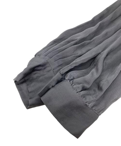 BALLSEY（ボールジィ）BALLSEY (ボールジィ) シルク長袖ブラウス グレー サイズ:38の古着・服飾アイテム
