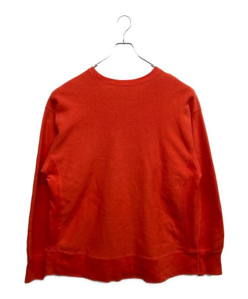 Champion REVERSE WEAVE（チャンピオン リバース ウィーブ）Champion REVERSE WEAVE (チャンピオン リバース ウィーブ) クルーネックスウェット オレンジ サイズ:Lの古着・服飾アイテム